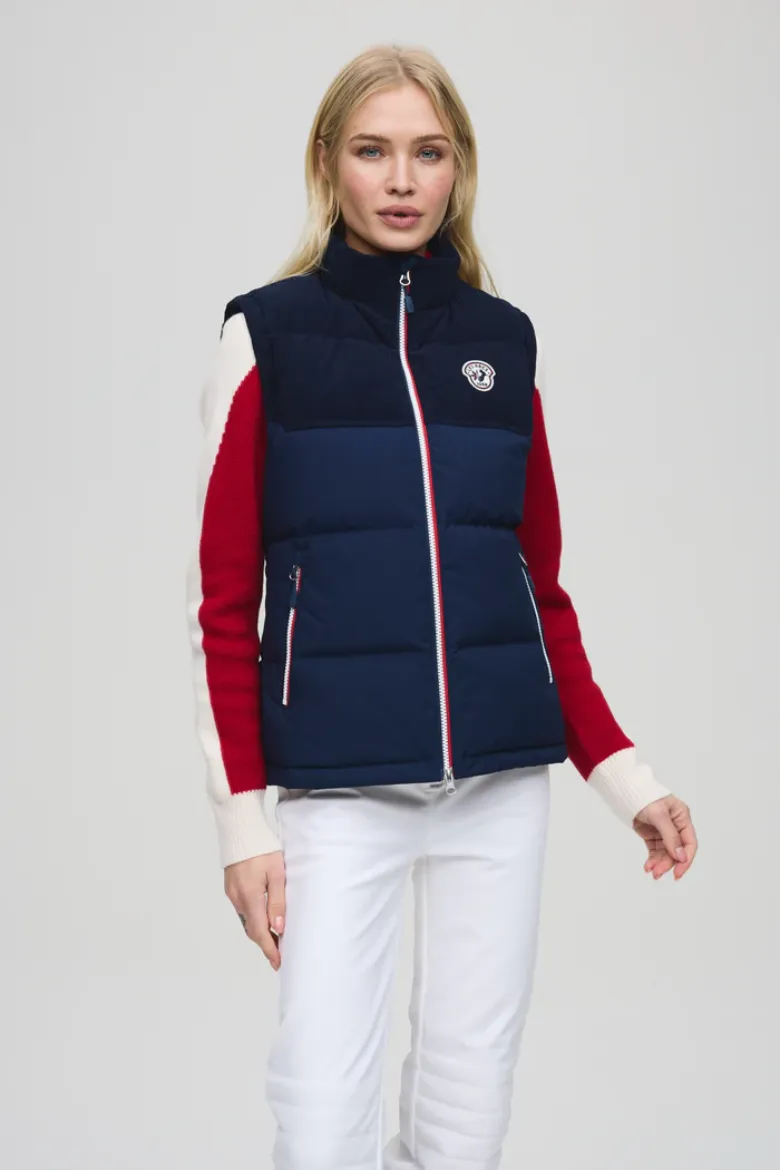 Bilde av Les Arcs Adele cord vest W Navy